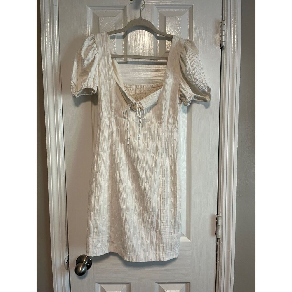 Anthropologie white dress S